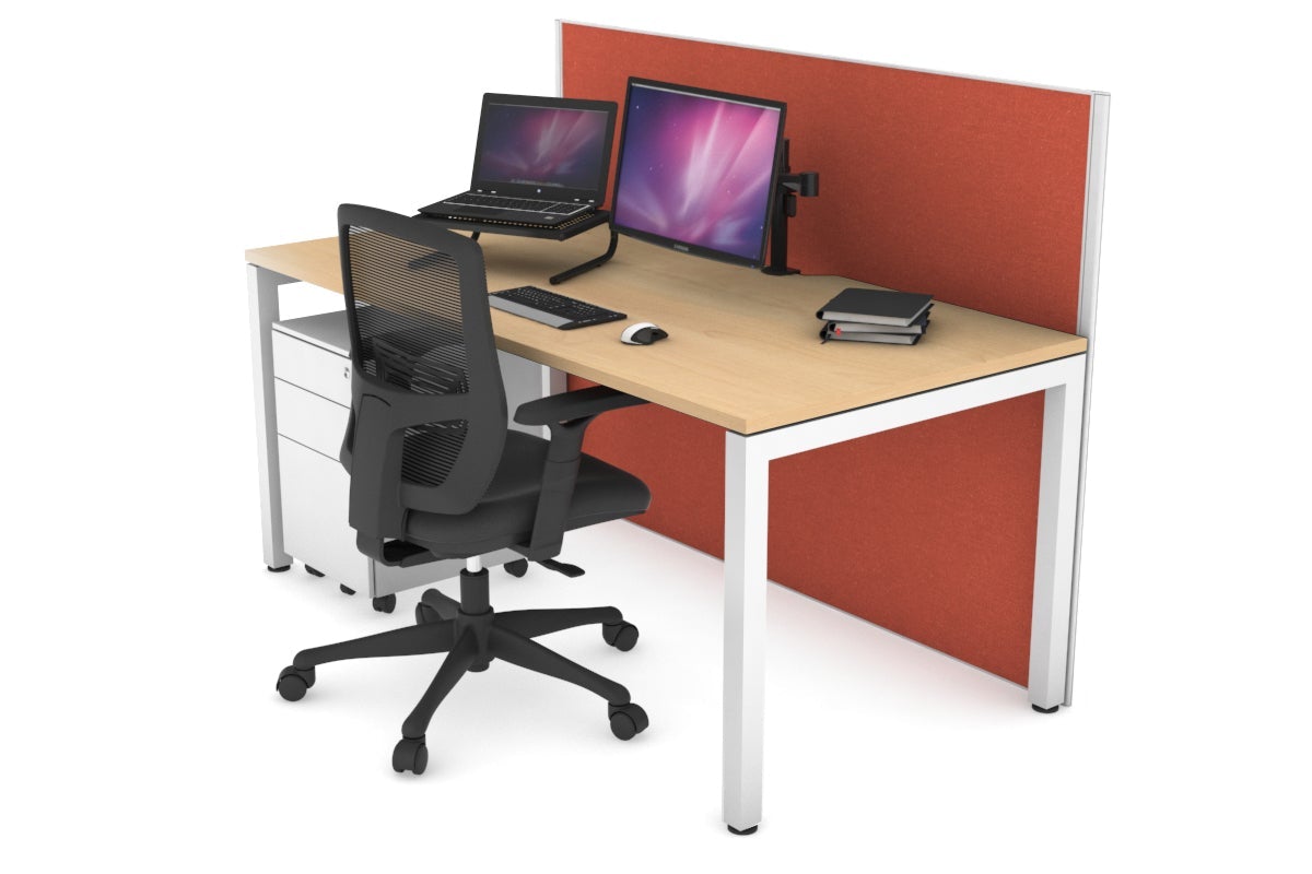 Horizon Quadro Square Legs Office Desk - 63