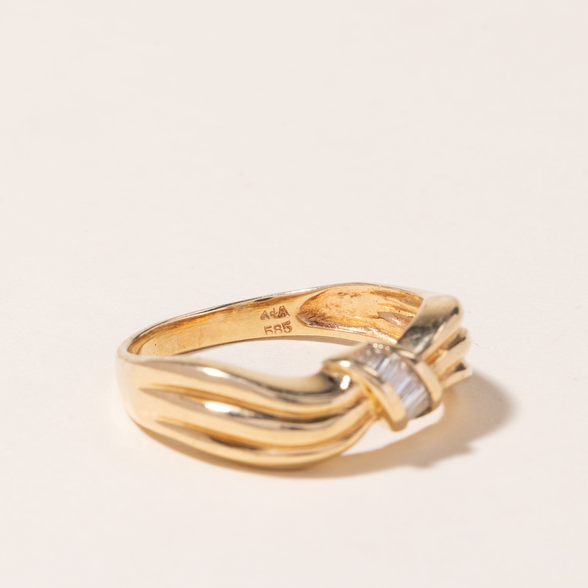 14K Yellow Gold Diamond Ring - 0.21ctw Round Cut Solitaire Engagement Ring | Size 9 | Perfect for Proposals, Anniversaries & Special Occasions