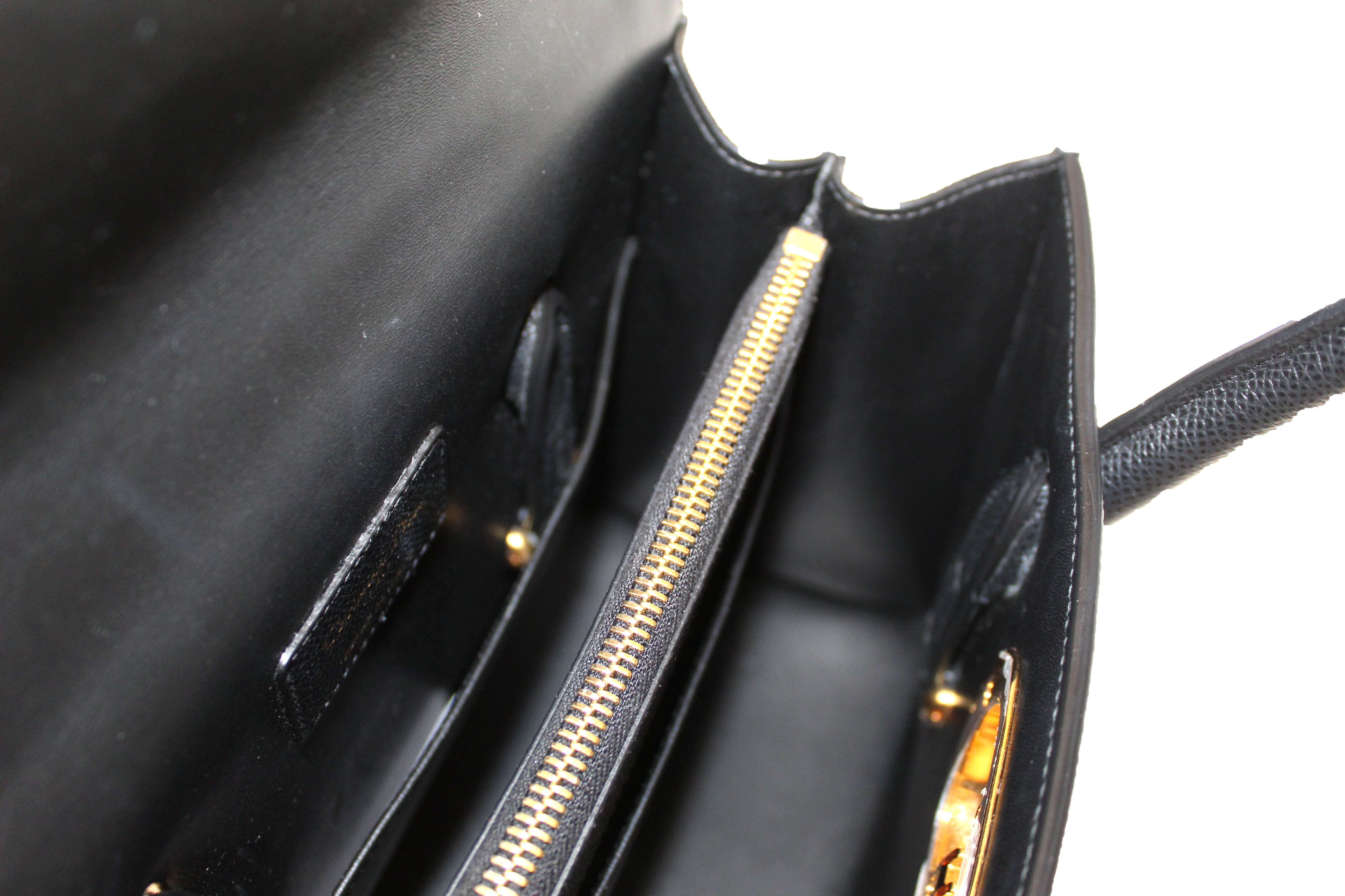 Authentic Christian Dior Black Grained Calfskin Medium St. Honore Tote Bag - Luxury Designer Handbag for Women, Perfect for Work, Travel & Everyday Use