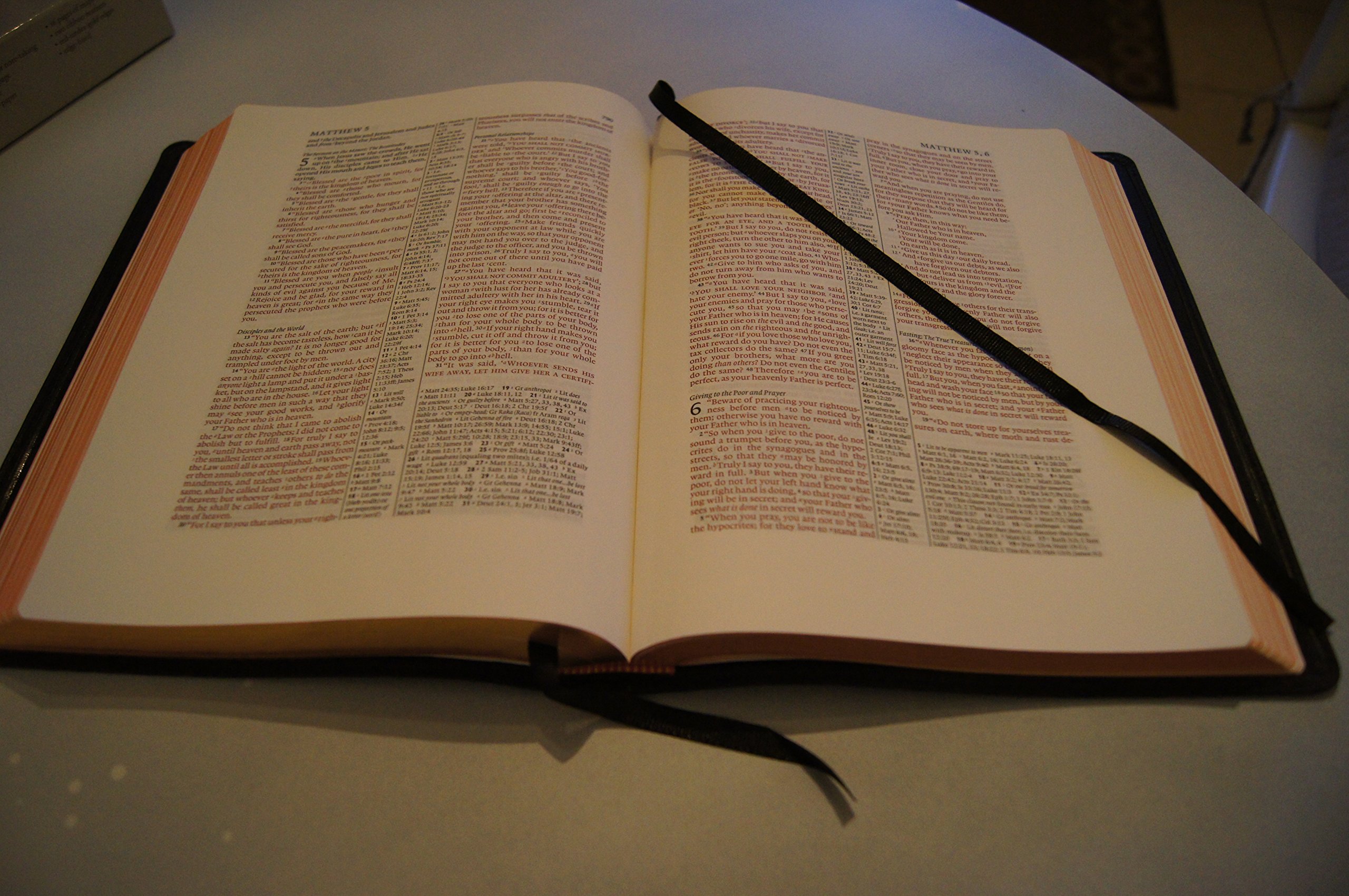 NASB Aquila Wide Margin Reference Bible - Black Goatskin Leather Edge-lined, Red-letter Text (NS746:XRME) | Premium Study Bible for Pastors, Scholars & Bible Students - Ideal for Sermon Preparation & Theological Research