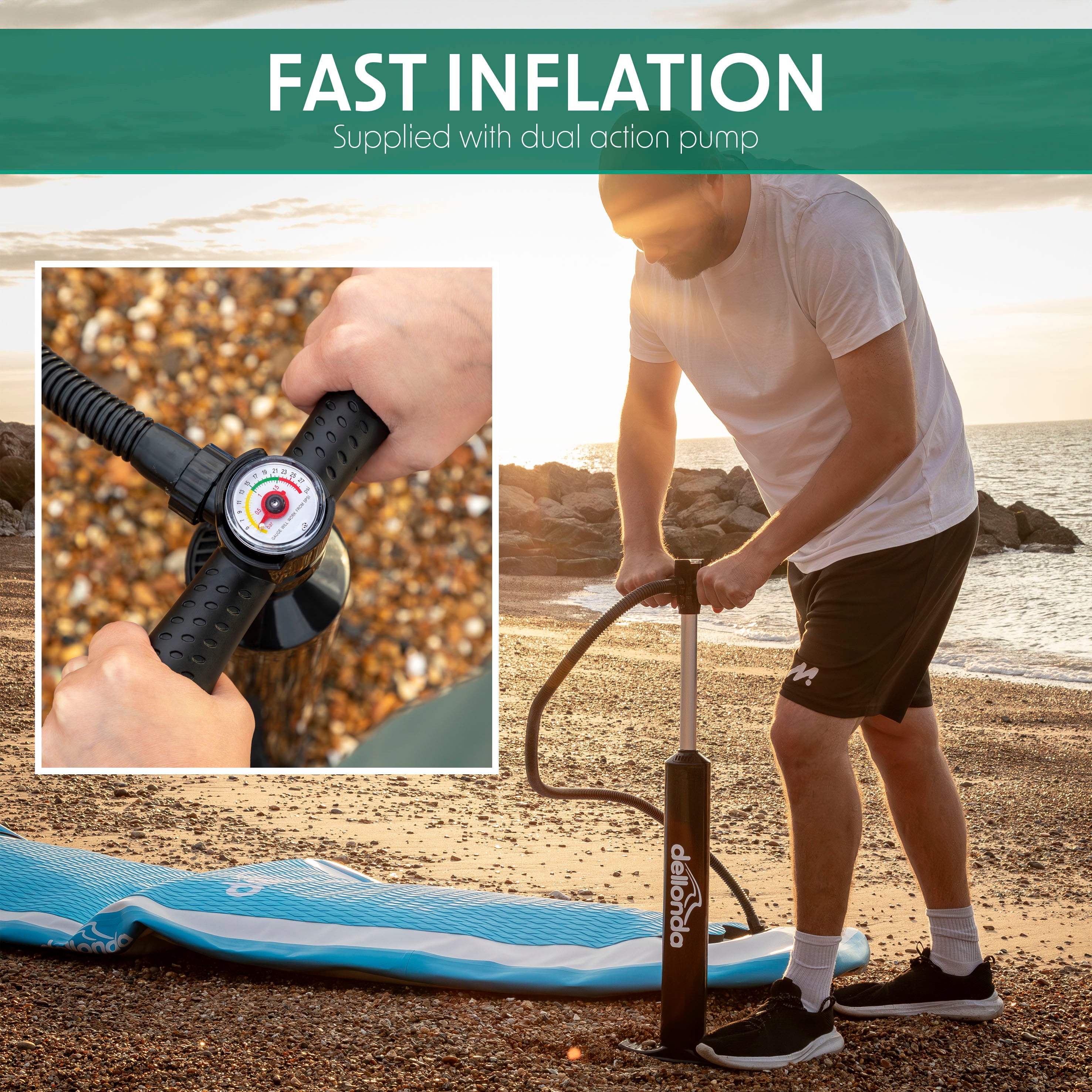 Premium Inflatable Stand Up Paddle Board (SUP) - 10'6