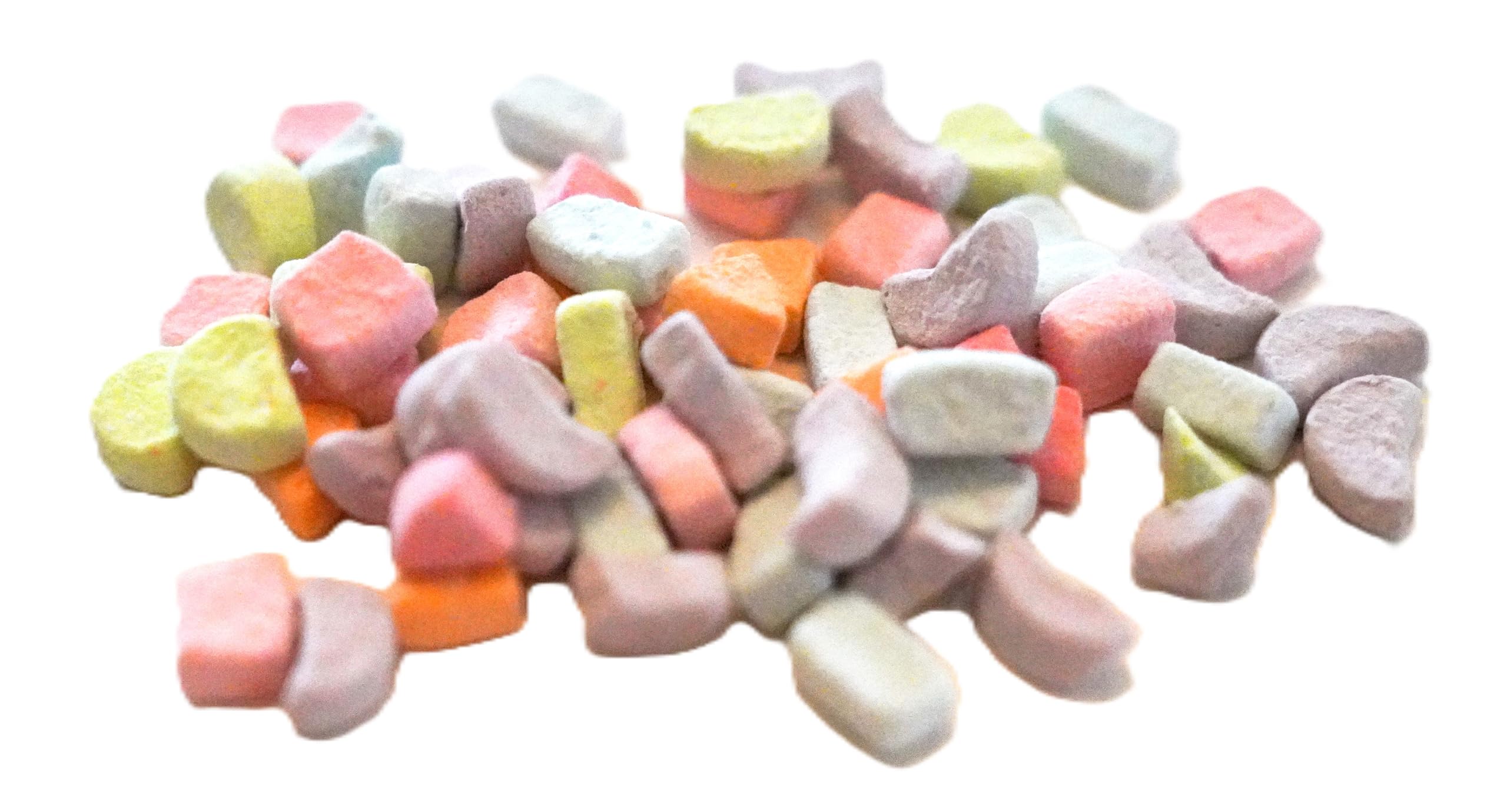 Dehydrated Mini Assorted Rainbow Marshmallows - 1 lb Bulk Pack of Colorful, Sweet & Fresh Marshmallows for Baking, Hot Cocoa, Desserts & Party Decorations