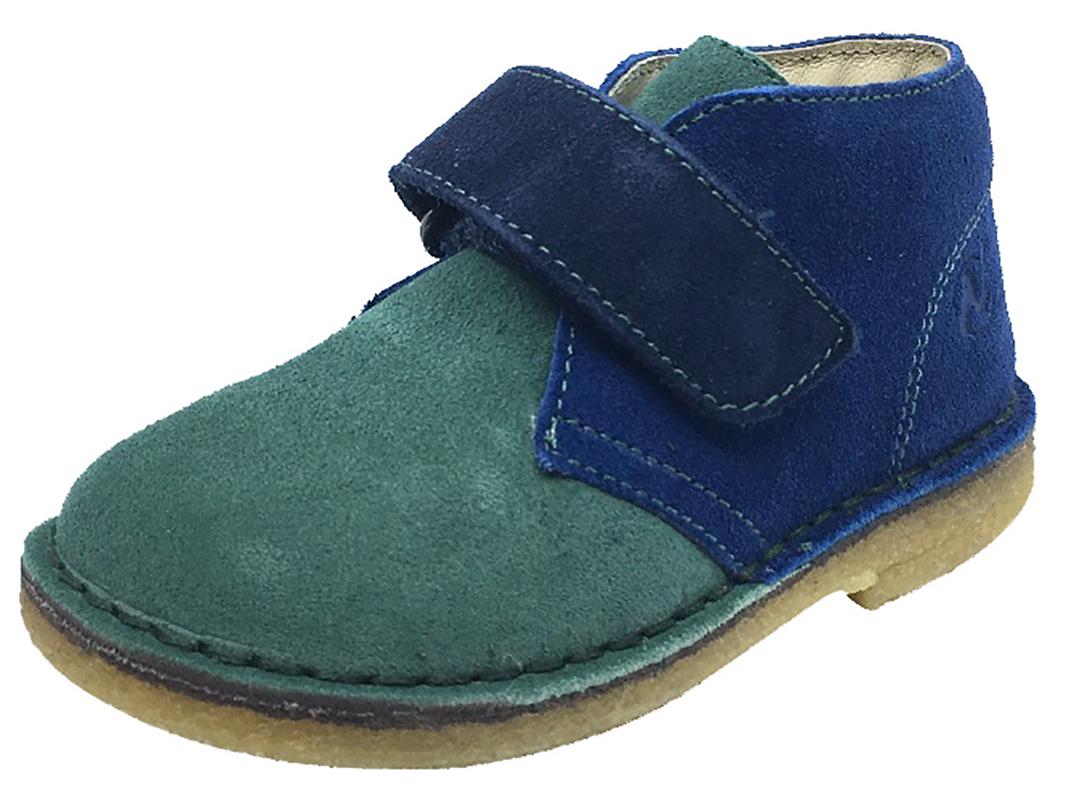 Naturino Kids' Chukka Desert Boots for Boys & Girls - Azzurro Verdone Navy | Comfortable Casual Shoes for School, Play & Outdoor Activities