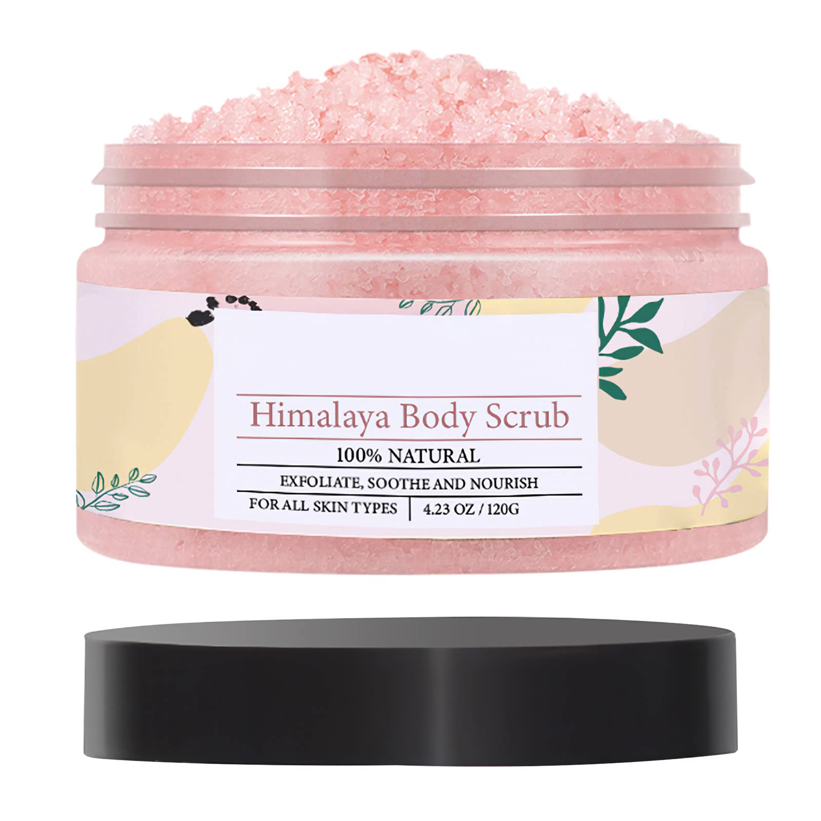 ZUDULUTU Natural Body Scrub & Bath Salt - Exfoliating Face & Skin Care for Smooth Glow | Spa, Shower & Home Relaxation