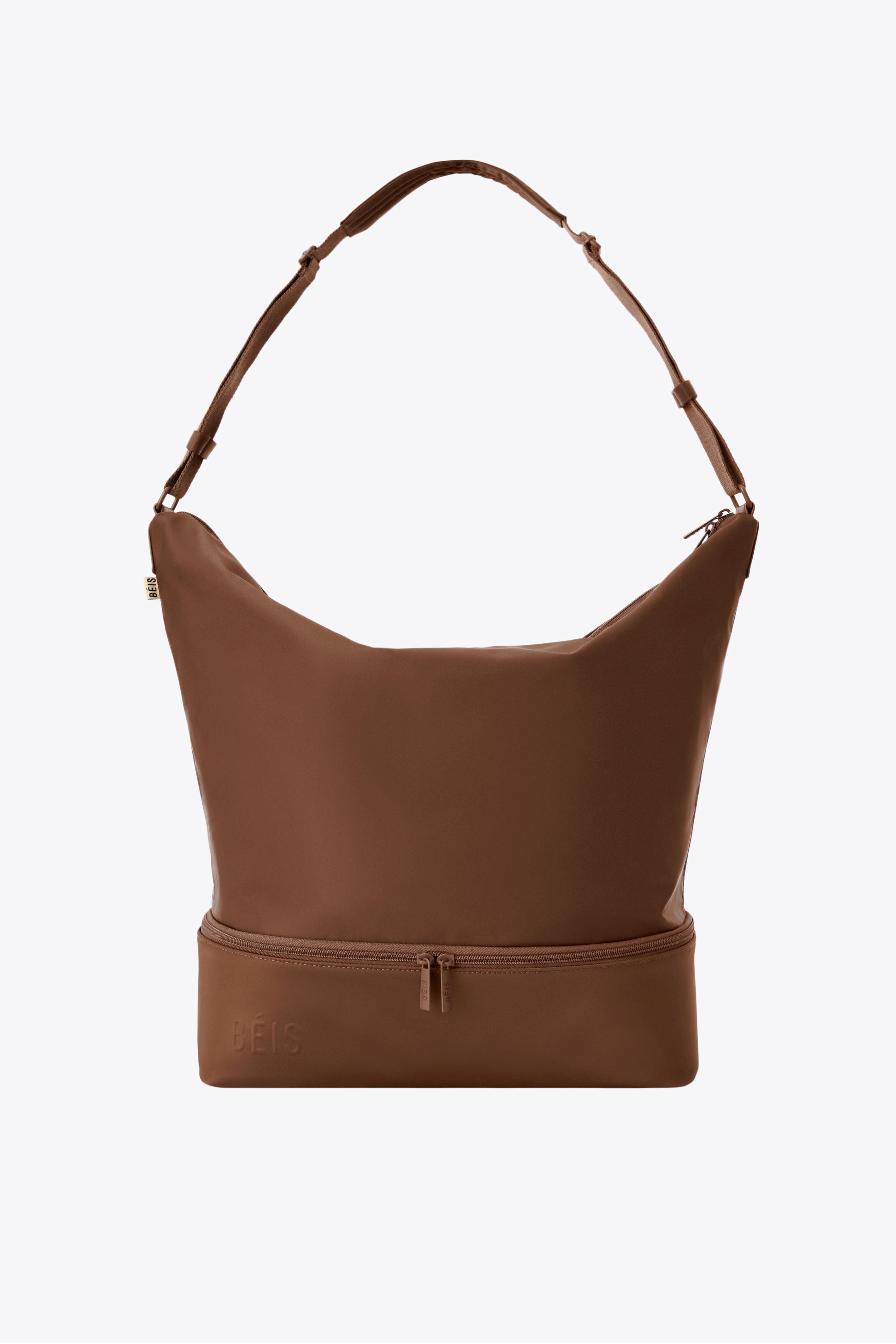 Premium Maple Wood Crescent Weekender Bag - Stylish & Durable Travel Duffel for Weekend Getaways, Gym, or Business Trips