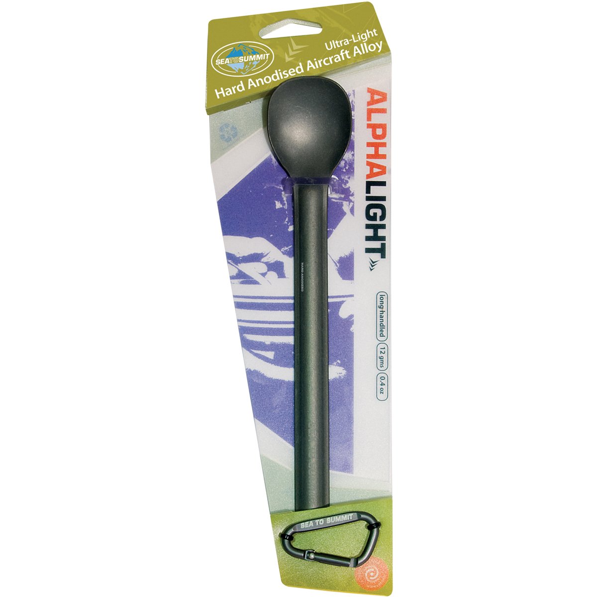 Alpha Light Long Spoon - Durable Stainless Steel Camping Spoon for Hiking, Backpacking & Outdoor Adventures - Perfect for Camping Gear & Survival Kits