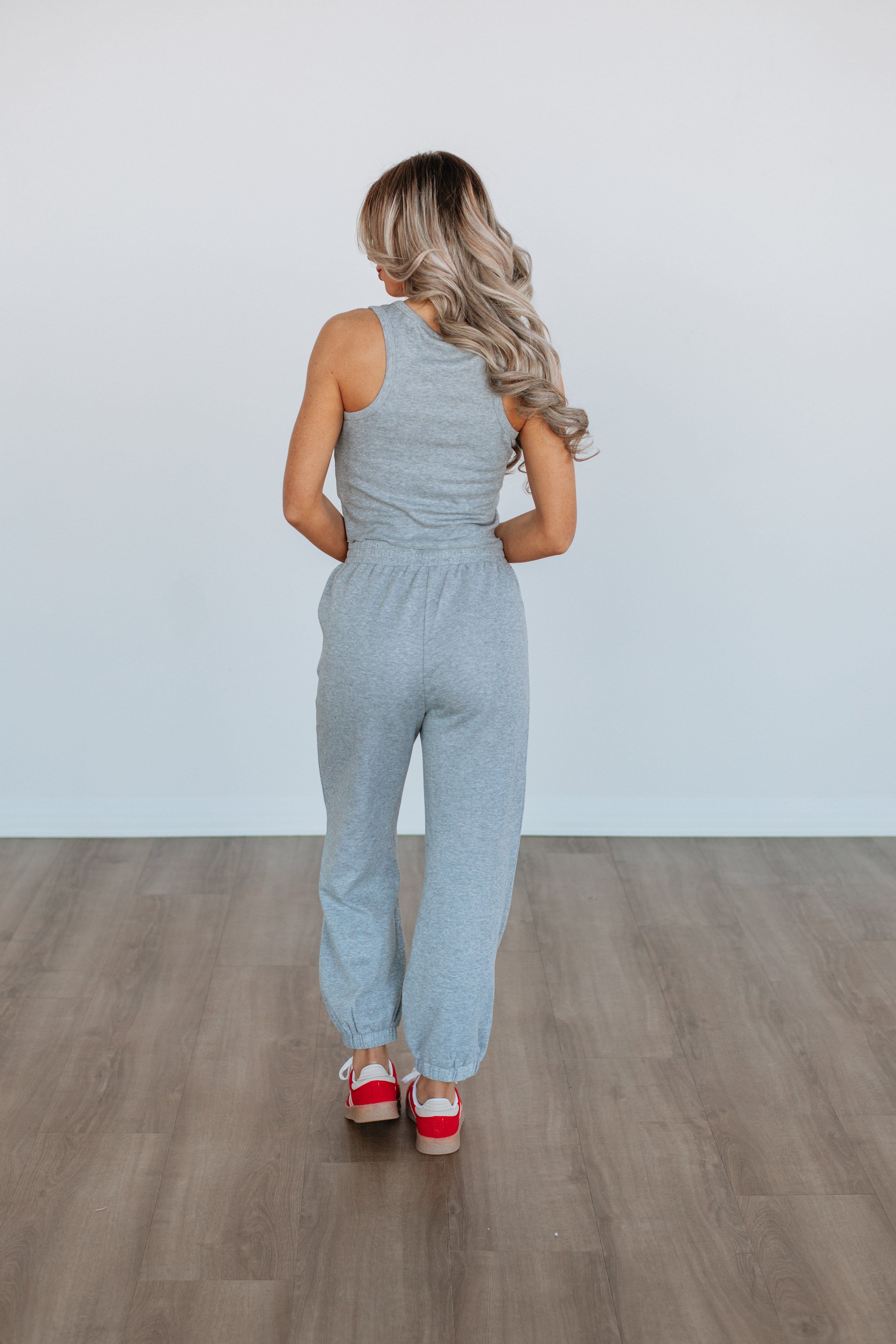 Dax Two Piece Lounge Set - Soft Heather Grey Comfort Outfit for Women | Perfect for Relaxing at Home, Lounging, and Casual Wear