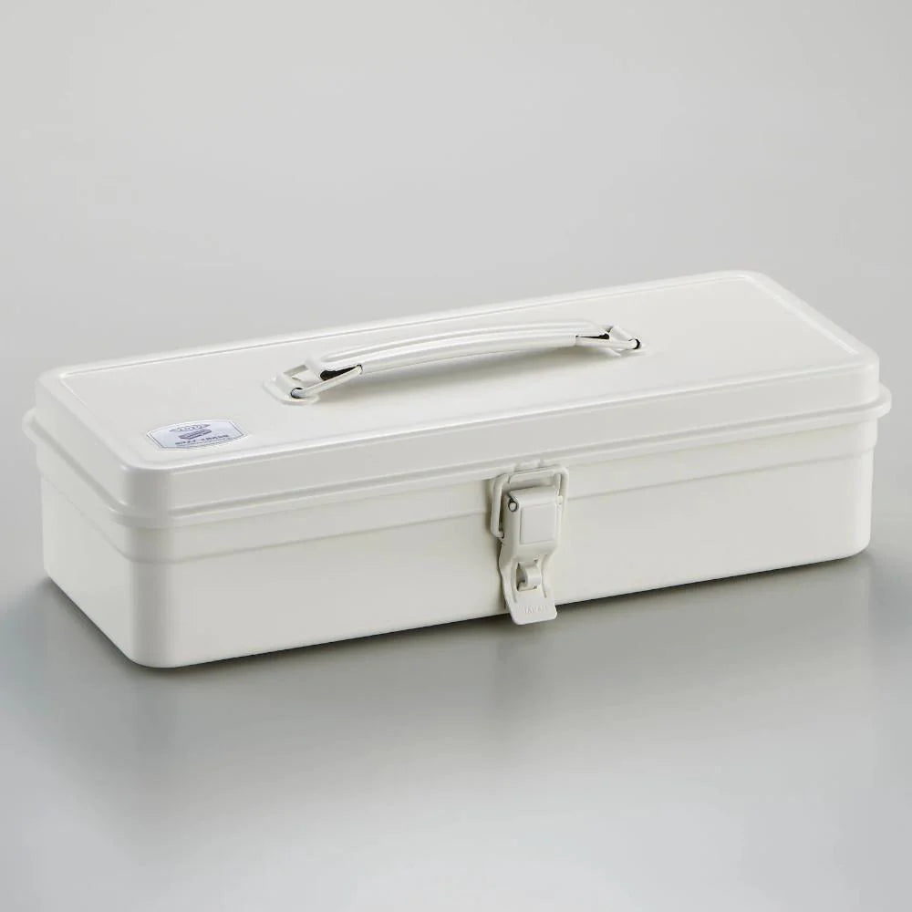 T320 Heavy Duty Plastic Toolbox - White | Portable Storage for Tools, DIY Projects & Home Organization | Perfect for Garage, Workshop & Job Site Use
