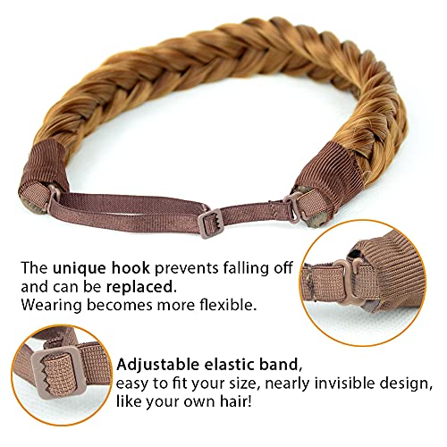 Two Strand Braided Headband for Women - Stylish Hair Accessory for Workouts, Yoga, and Everyday Wear