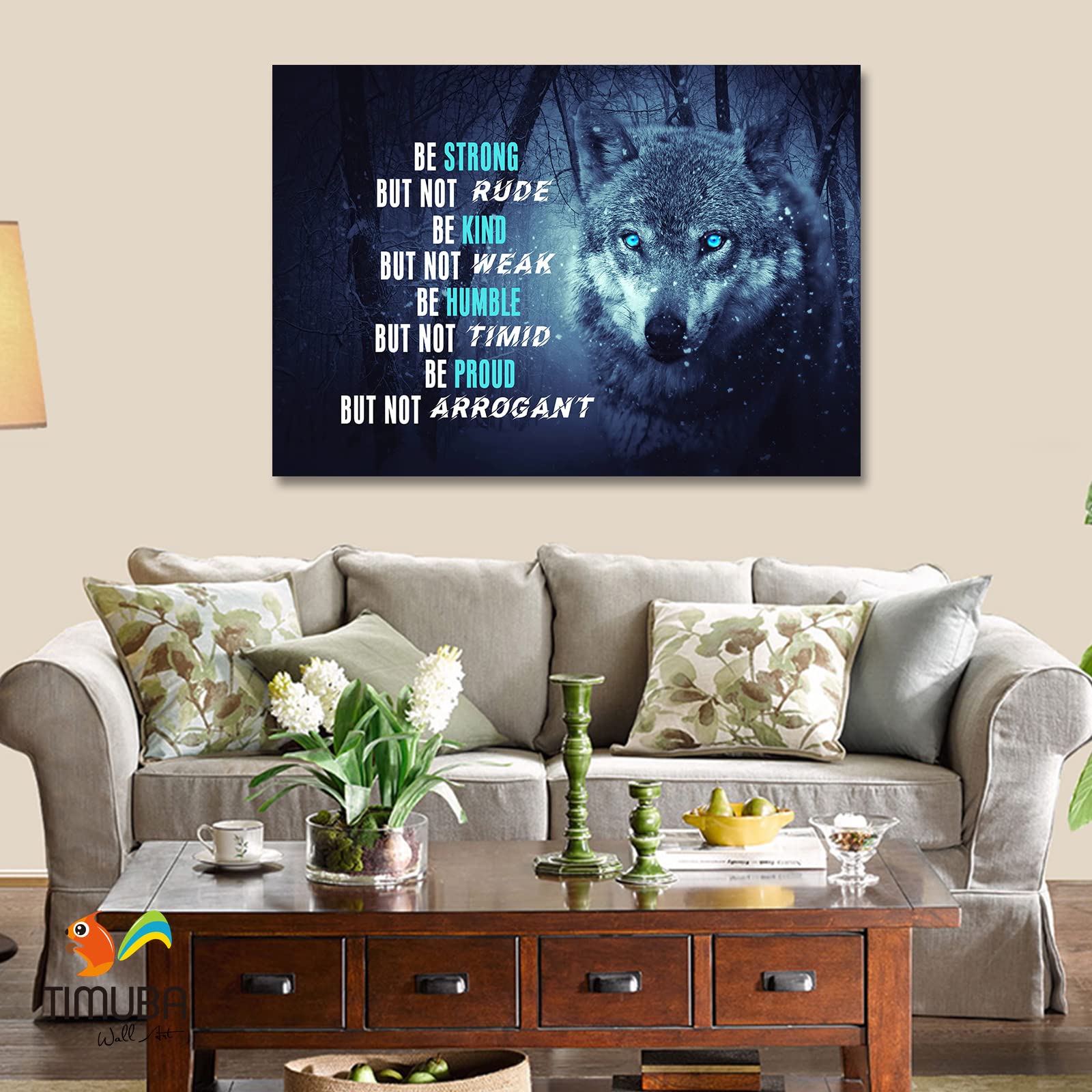 Inspirational Wall Art Motivational Quotes Canvas Print for Office & Home Decor - Framed Horse Artwork with Positive Sayings - Perfect for Gym, Living Room & Workspace (32x48 Inches)