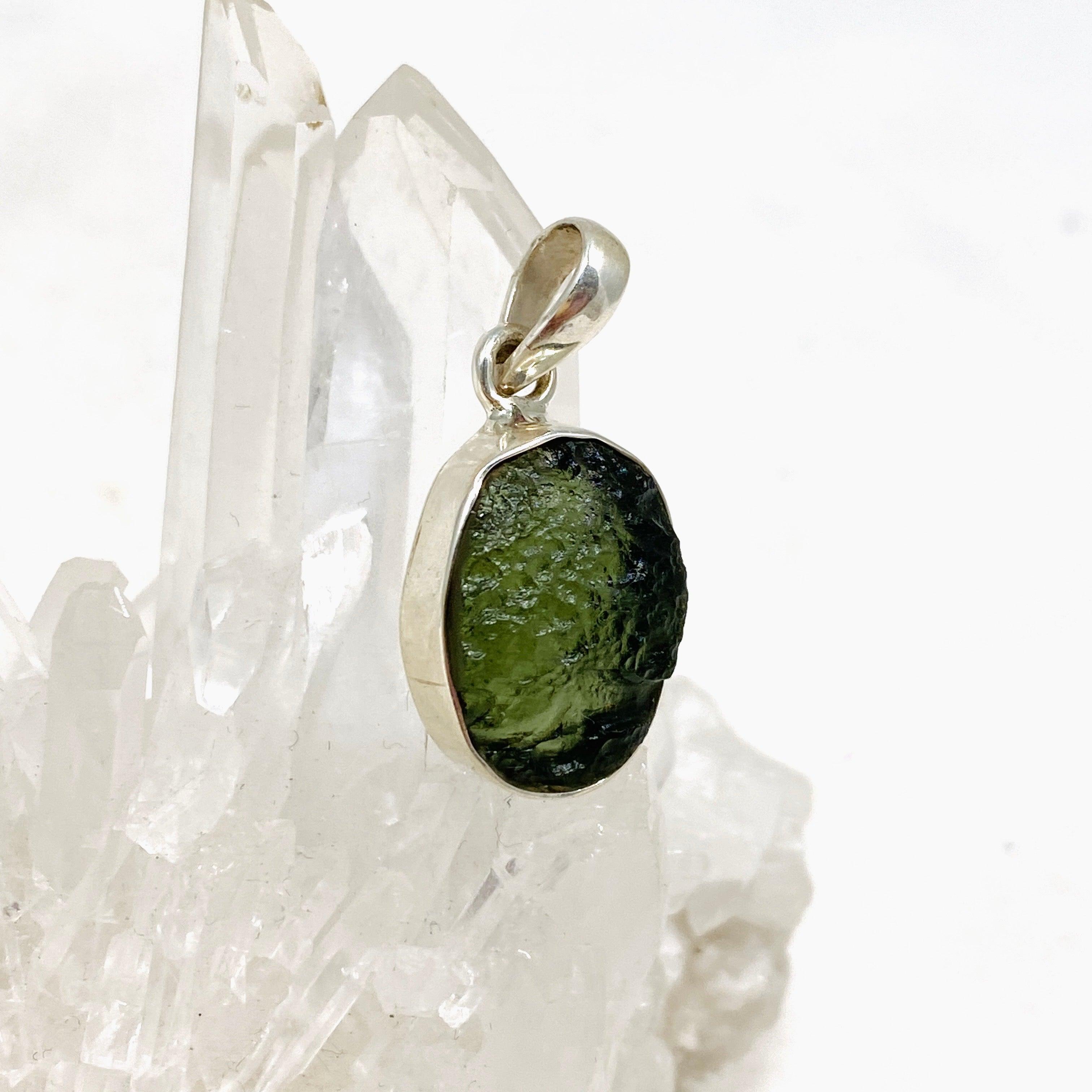 Natural Moldavite Pendant 4.25g Genuine Czech Meteorite Jewelry - Perfect for Spiritual Healing, Meditation & Energy Work