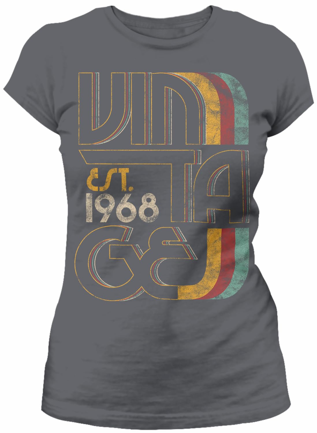 57th Birthday Gift for Women - Vintage 1968 Retro Birthday T-Shirt - Funny 57 Year Old Birthday Present - Perfect for Parties, Celebrations & Special Occasions