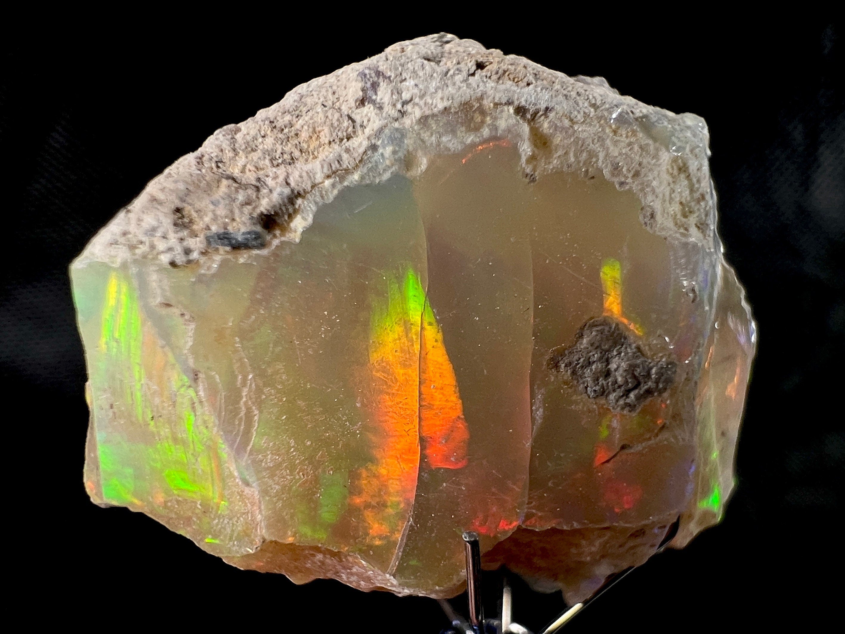 Premium 4A+ Welo Opal Raw Crystal - Natural Cutting Grade Opal Gemstone, October Birthstone for Jewelry Making & Collectors | Perfect for Rings, Necklaces & Healing Crystals