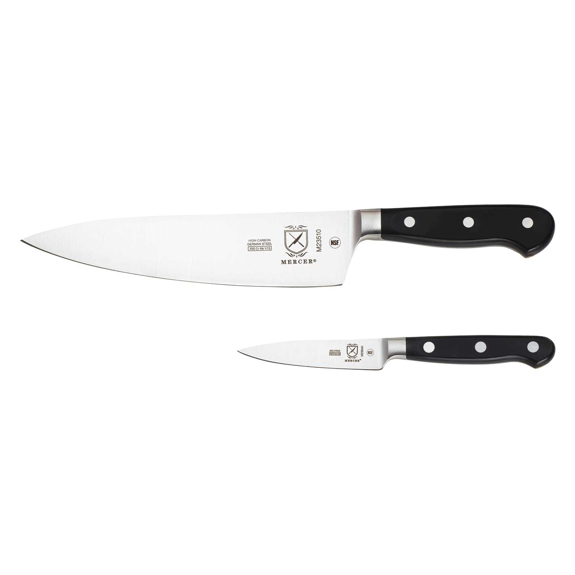Mercer Culinary Renaissance 2-Piece Starter Knife Set - Professional Chef Knives for Home Cooking, Slicing & Dicing - Perfect for Beginners & Professional Chefs