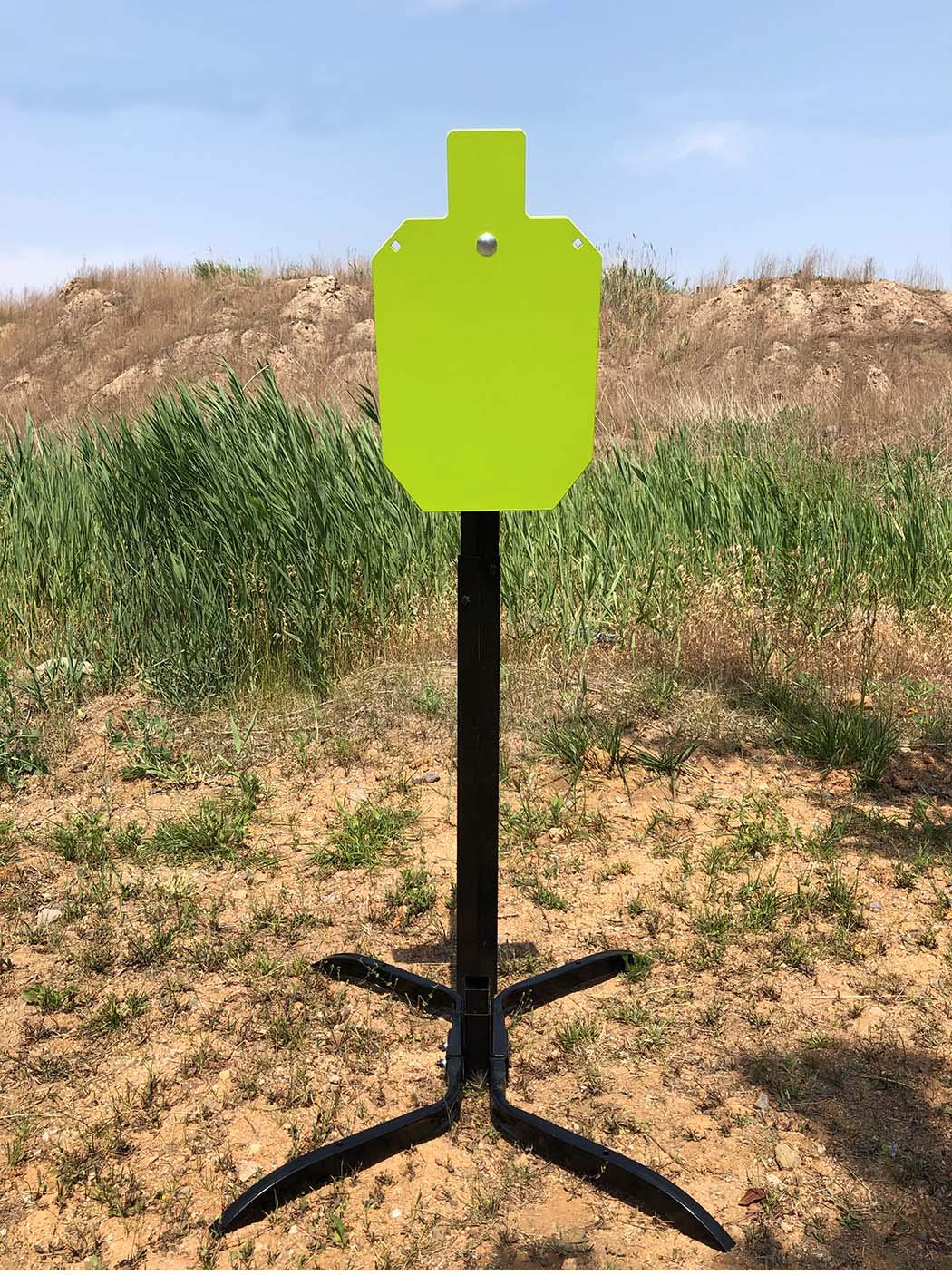 Highwild Adjustable Target Stand System - AR500 Steel Shooting Target with Height Adjustable Mount for Outdoor Range Practice & Tactical Training