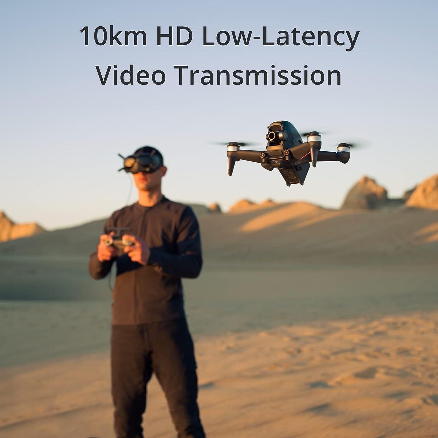 DJI FPV Explorer Combo - 4K HD FPV Drone with Goggles & Remote Controller for Immersive Aerial Photography | Perfect for Travel Vlogging, Adventure Sports & Cinematic Shots