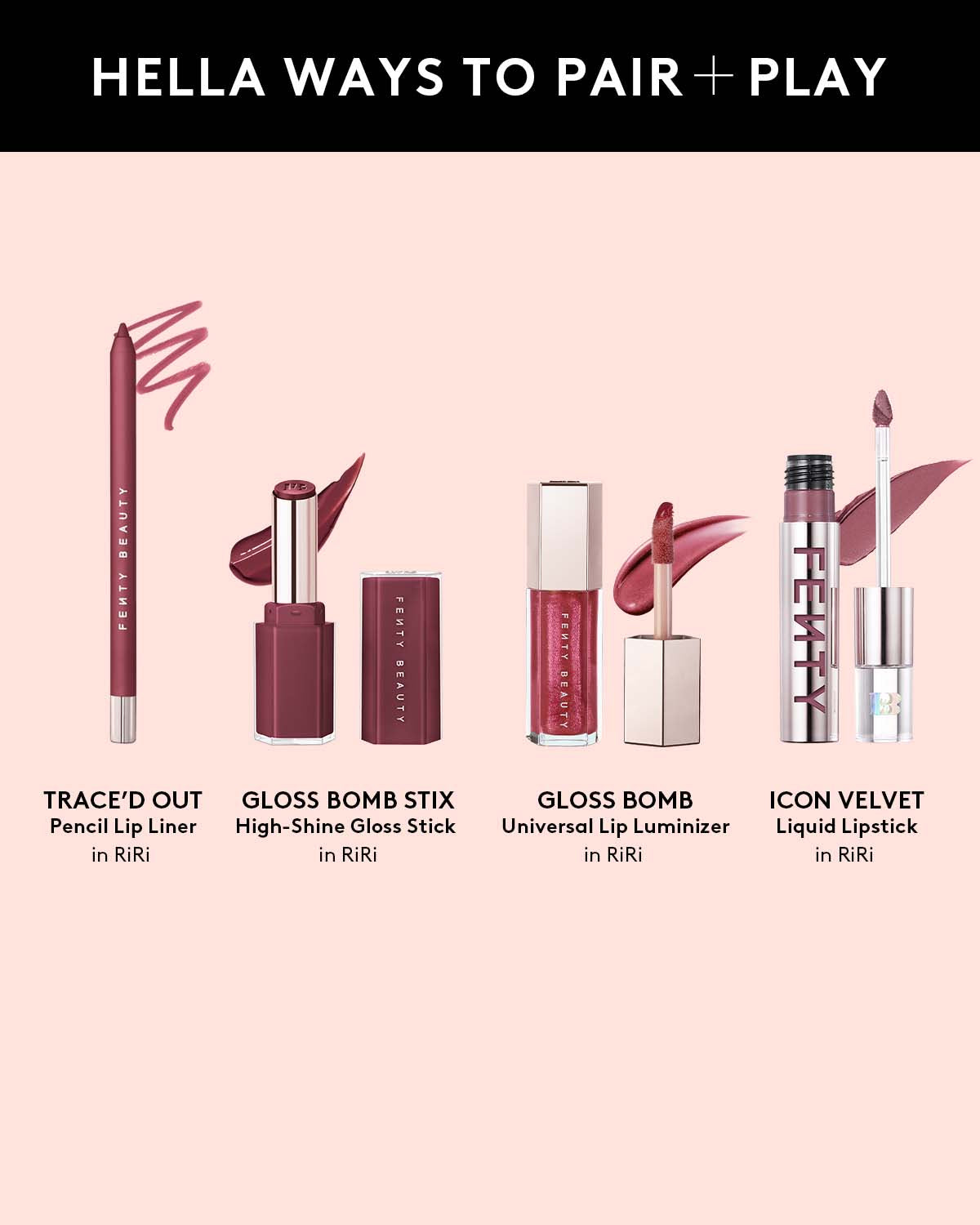 Trace'd Out Longwear Waterproof Pencil Lip Liner by RiRi - Smudge Proof, All-Day Wear for Perfect Lip Definition | Ideal for Parties, Weddings & Everyday Makeup Looks
