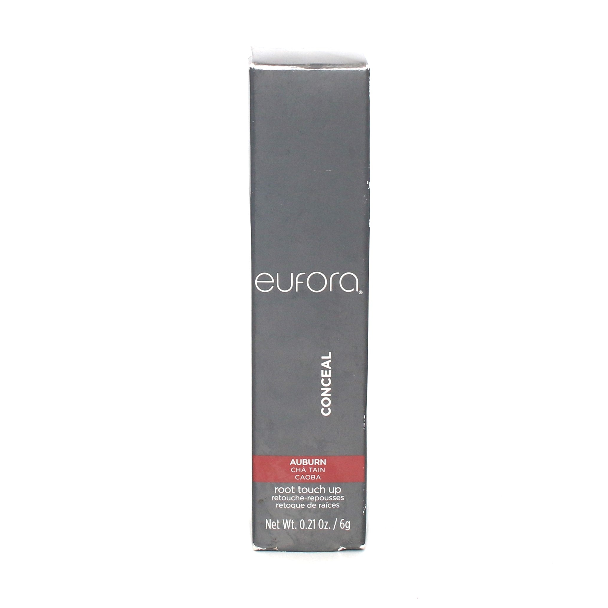 Eufora Conceal Root Touch Up Auburn 0.28 oz - Temporary Hair Root Cover Up for Gray Hair & Roots - Quick & Easy Hair Color Touch Up for Home & Travel Use