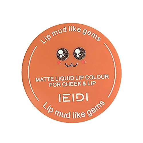 Velvet Mud Lip Glaze - Long Lasting Non-Fading Lipstick with Whitening Effect (Thin Persimmon Color, One Size) - Perfect for Date Night, Parties and Everyday Wear