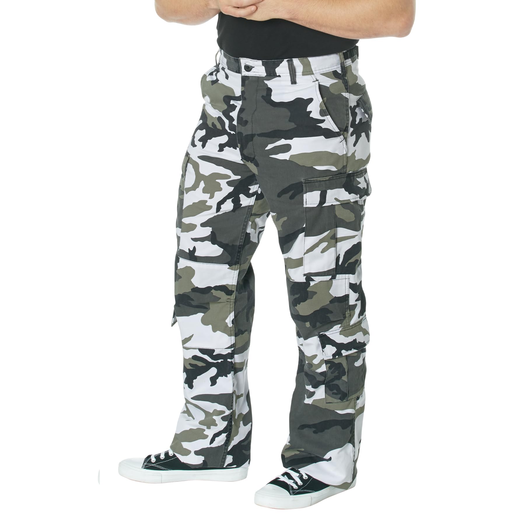 Rothco Vintage Paratrooper Fatigue Pants - Military Cargo Pants with Camouflage Pattern for Outdoor Hiking, Camping & Tactical Use