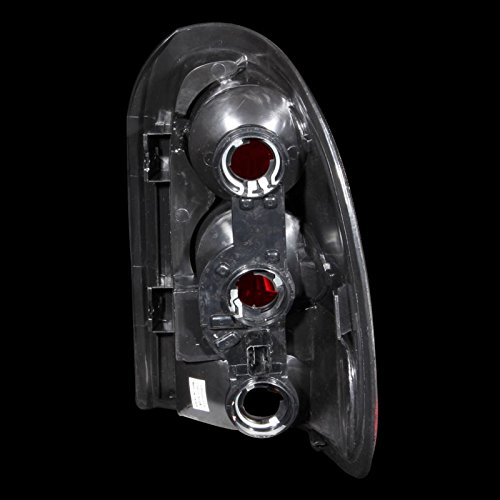 Dodge Caravan Chrome Euro Tail Lights Assembly Pair - Left Driver & Right Passenger Side Replacement for Enhanced Style & Safety | Perfect for Night Driving & Custom Upgrades