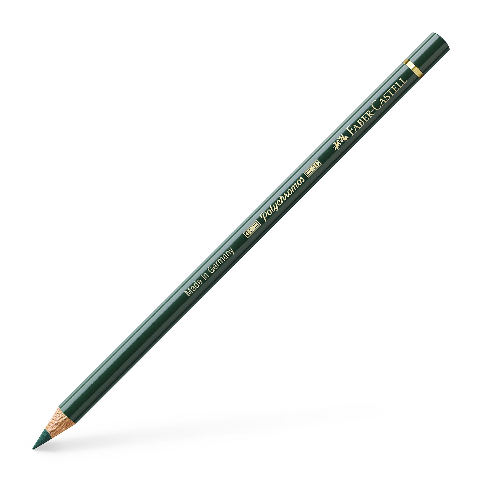 Faber-Castell Polychromos Artists' Color Pencil #278 Chrome Oxide Green - Professional Oil-Based Colored Pencils for Drawing, Sketching & Adult Coloring Books - Premium Art Supplies for Artists & Illustrators