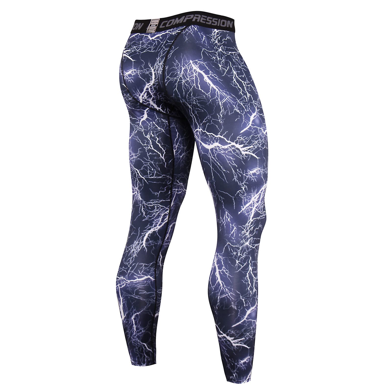 **Men's Camo Compression Leggings - Performance Training Tights for Running, Gym & Workouts - Moisture-Wicking Baselayer Pants for Sports & Active Lifestyle**