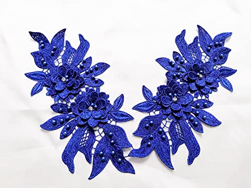 blue flower-2pcs