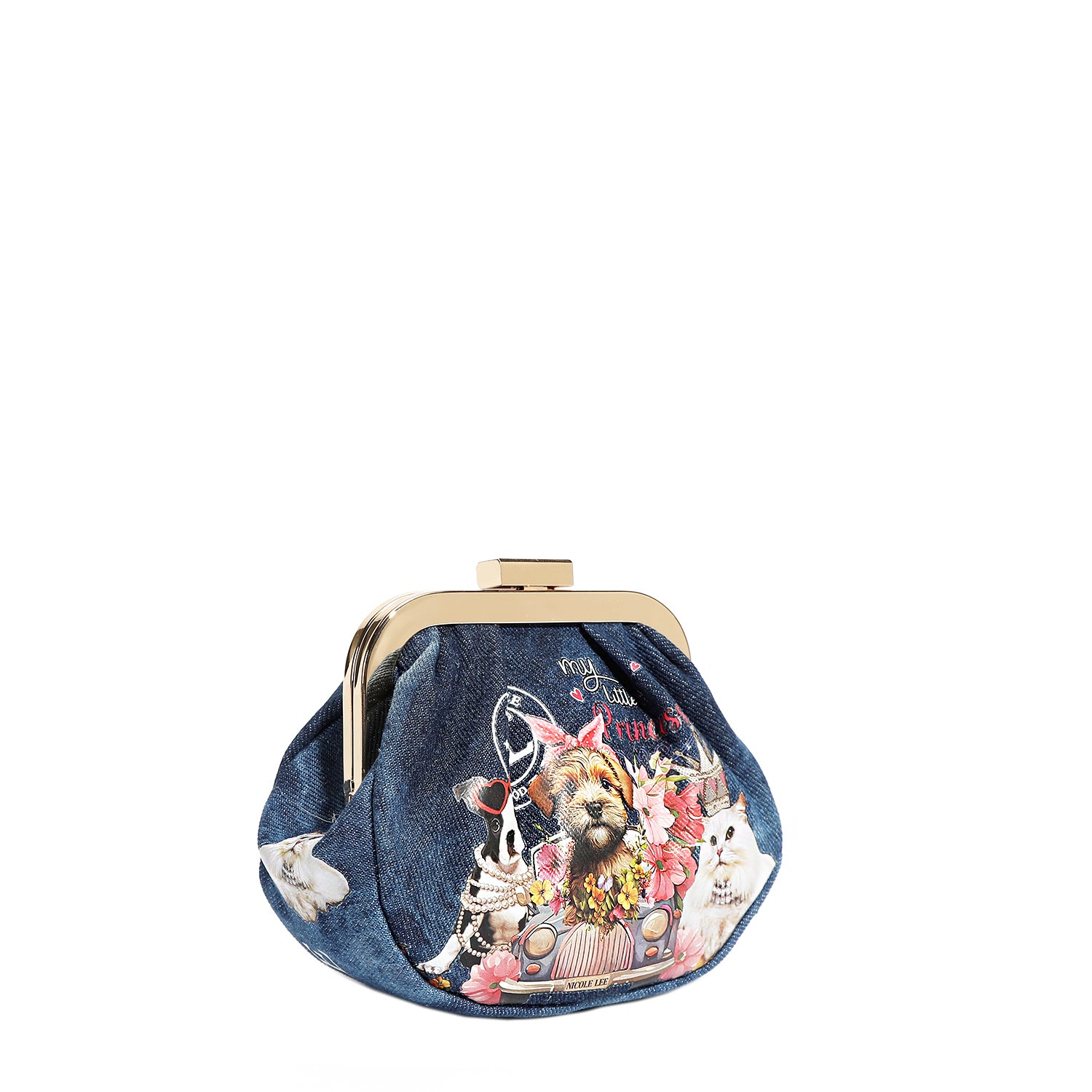 Denim Mini Coin Purse Wristlet - Stylish & Compact Wallet for Women - Perfect for Parties, Shopping & Everyday Use