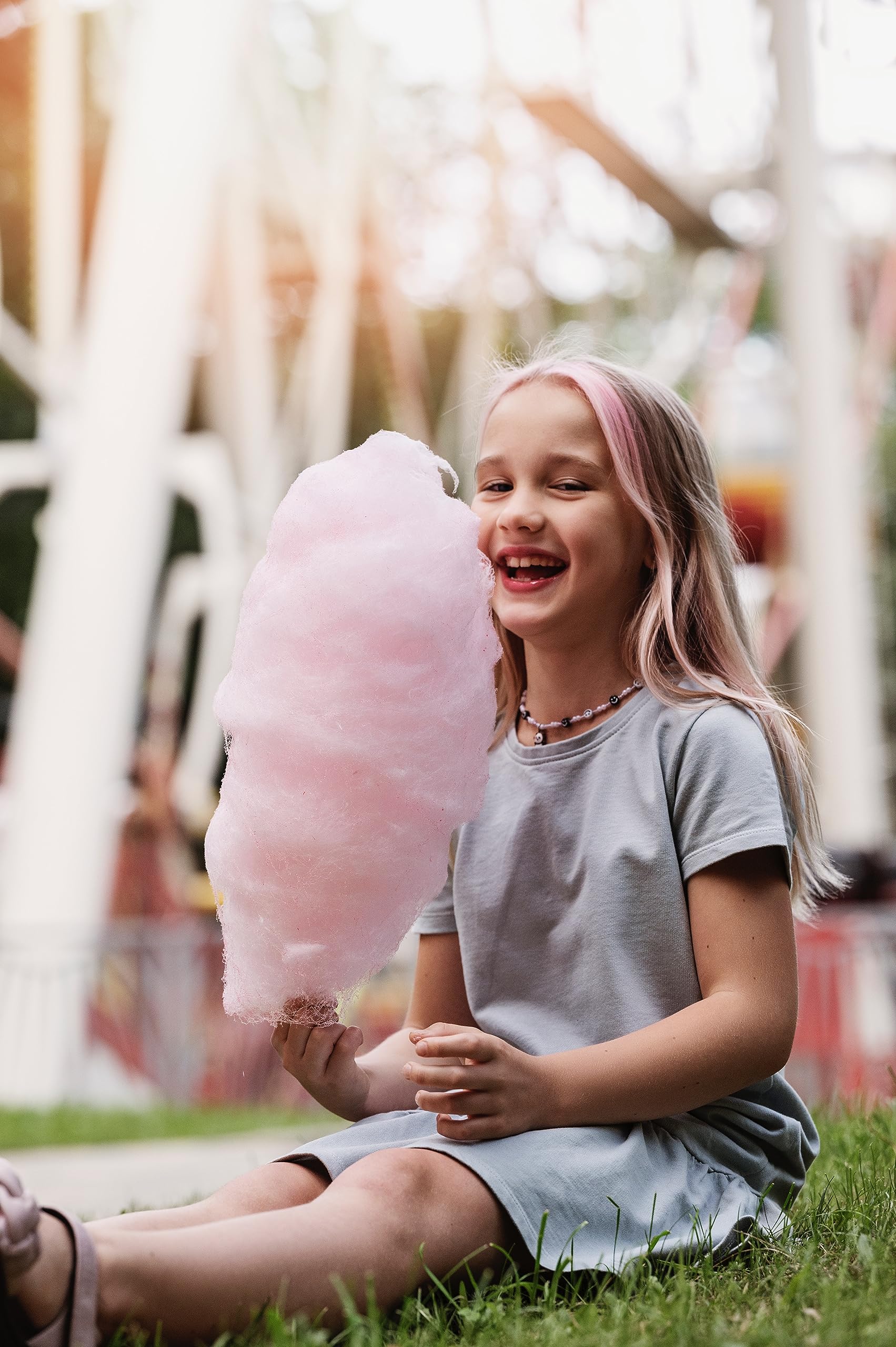 Premium All-Natural Cotton Candy Sugar Floss - USA Made, Watermelon Flavor (4oz) for Cotton Candy Machines - Perfect for Parties, Carnivals & Home Treats