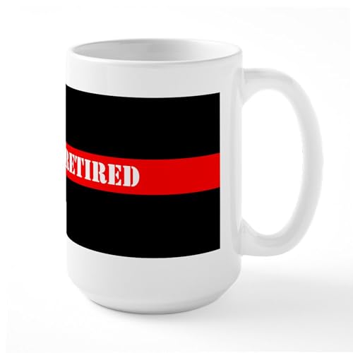 White - Retired Firefighter Mugs