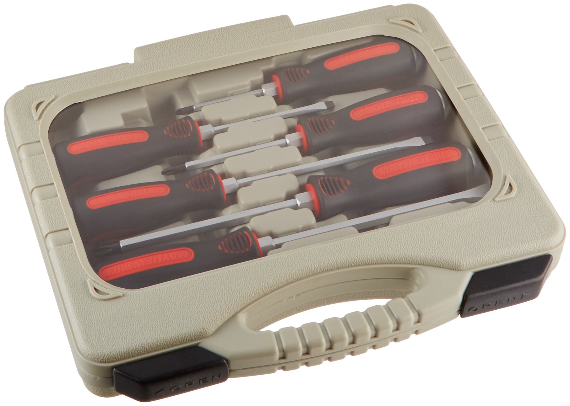Mayhew Select 66300 6-Piece Cats Paw Screwdriver Set - Professional Pry Bar & Nail Puller Tools for Woodworking, Construction & DIY Projects