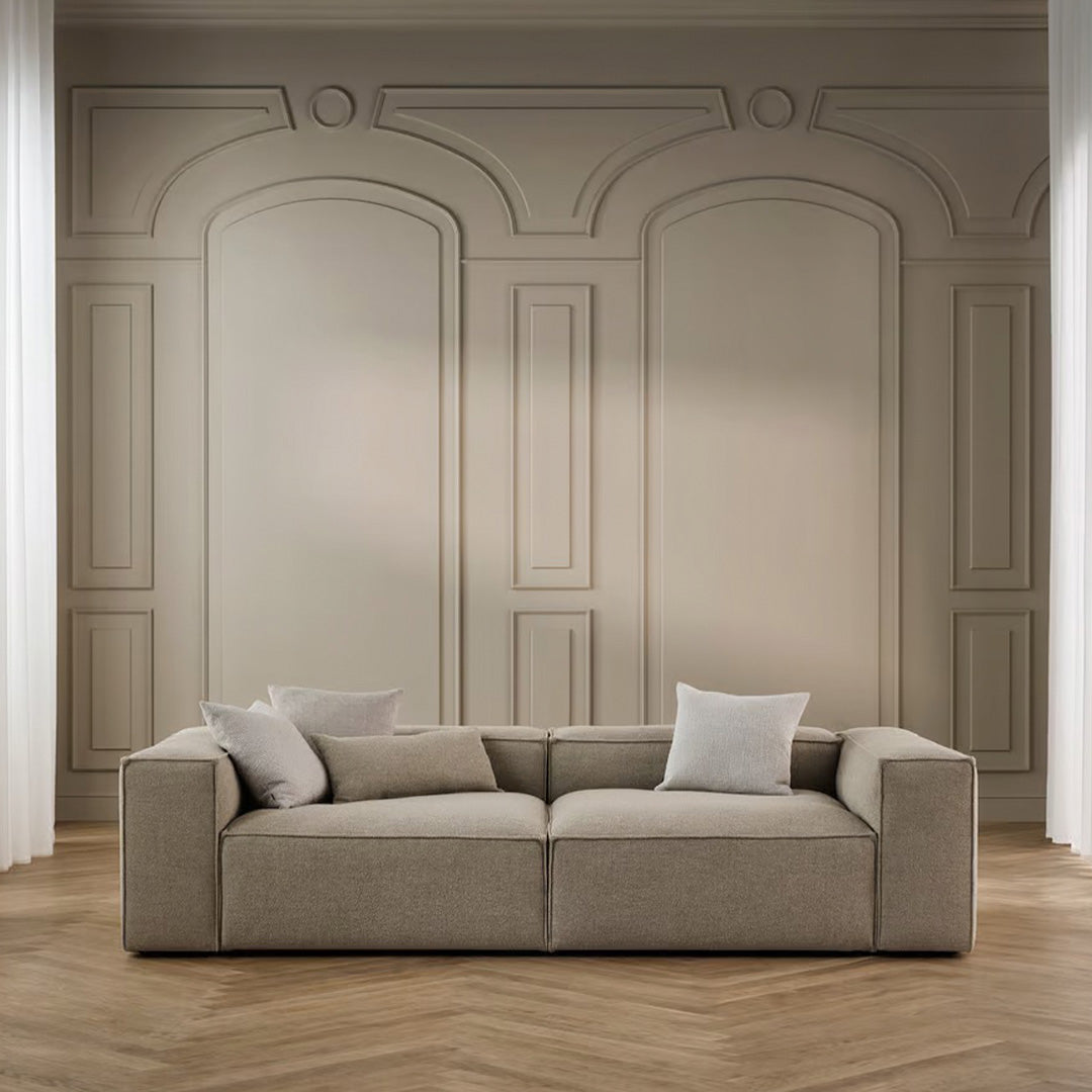 Cosima 2 Seater Sofa with Open End & Chaise - Modern Living Room Furniture for Small Spaces | Perfect for Apartments, Condos and Cozy Home Decor