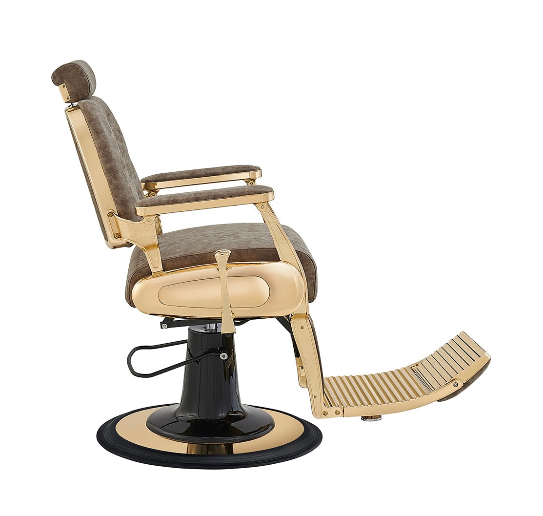 Professional Barber Chair for Salon & Home Use - Heavy Duty Hydraulic Styling Chair with Adjustable Height & Reclining Back - Perfect for Barbershops, Salons & Home Grooming Stations