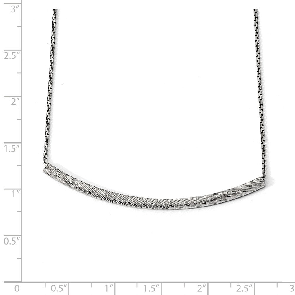 Sterling Silver Bar Necklace with 2 Inch Extender Chain - Elegant Layering Jewelry for Women, Perfect for Everyday Wear, Gifts & Special Occasions