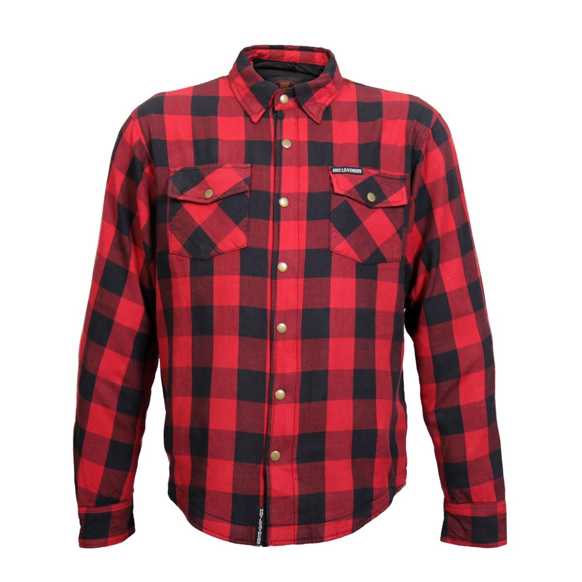 Premium Men's Cotton Motorcycle Shirt Jacket with CE Armor - Classic Long Sleeve Flannel for Riding & Casual Wear | JKM Medium | Durable & Comfortable for Motorcycle Enthusiasts