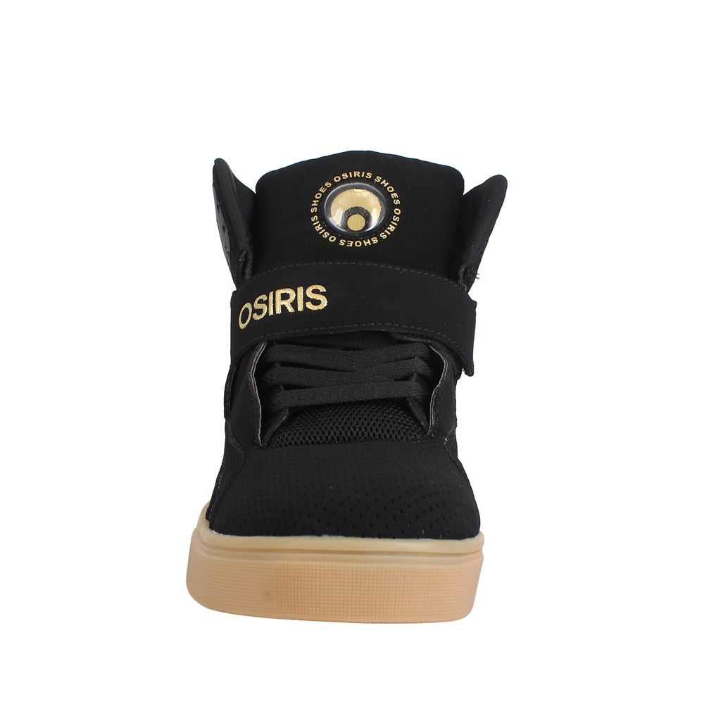 Osiris RIZE ULTRA Men's Skate Shoes - Black/Gold/Gum Colorway | High-Performance Skateboarding Sneakers for Street Style & Extreme Sports