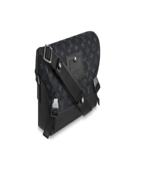 Louis Vuitton LV Messenger PM Voyager Monogram Eclipse Canvas Crossbody Bag - Stylish & Durable for Work, Travel & Everyday Use