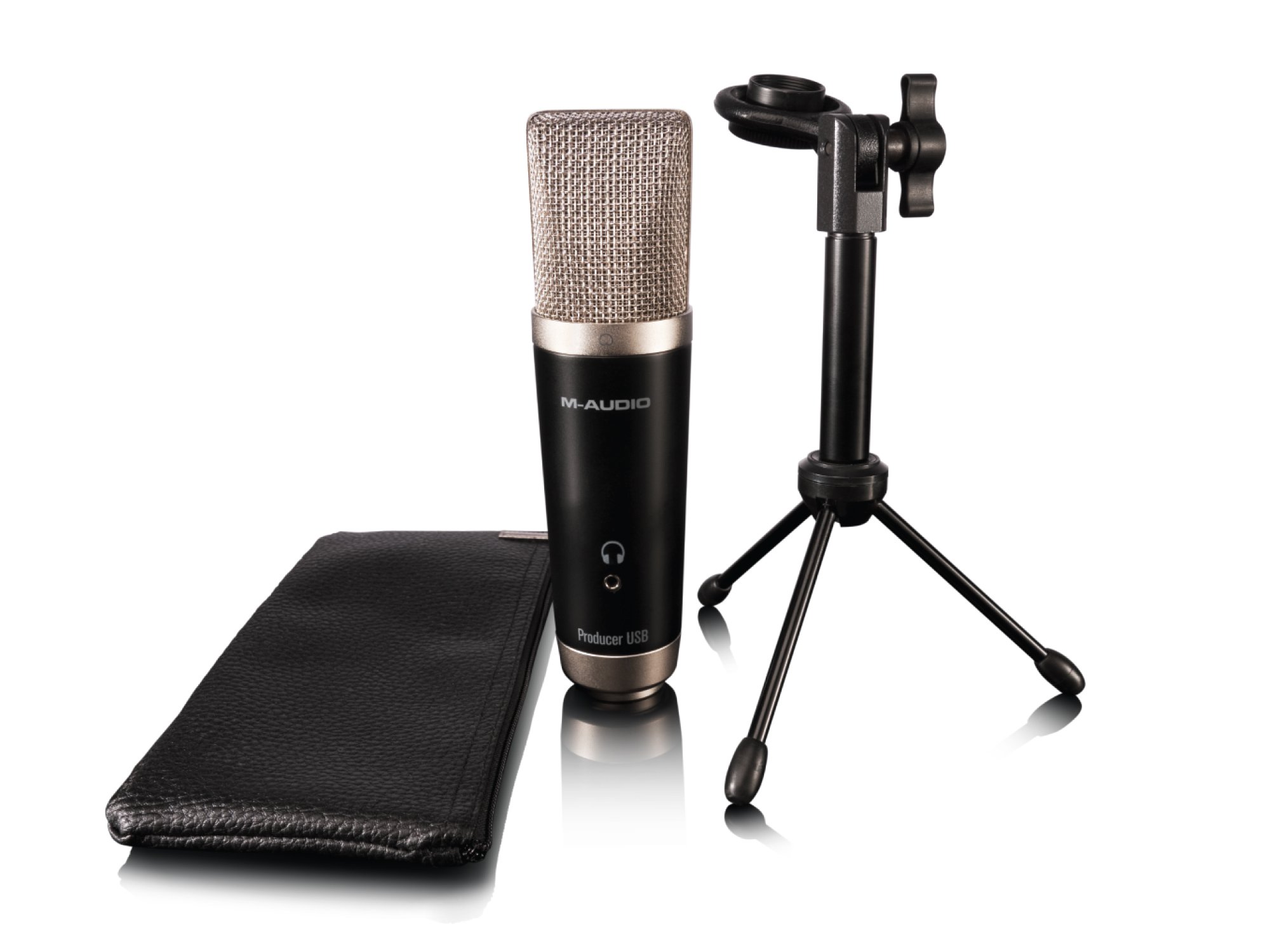 M-Audio Vocal Studio USB Condenser Microphone Kit - Professional Digital Recording Bundle for Singers, Podcasters & Streamers - Perfect for Home Studio, Voice Overs & Music Production