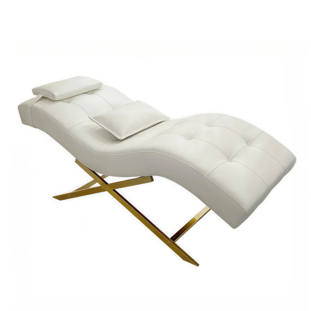Professional Salon-Grade Curved Lash Extension Bed for Eyelash & Facial Treatments - Perfect for Beauty Salons, Spas & Home Use