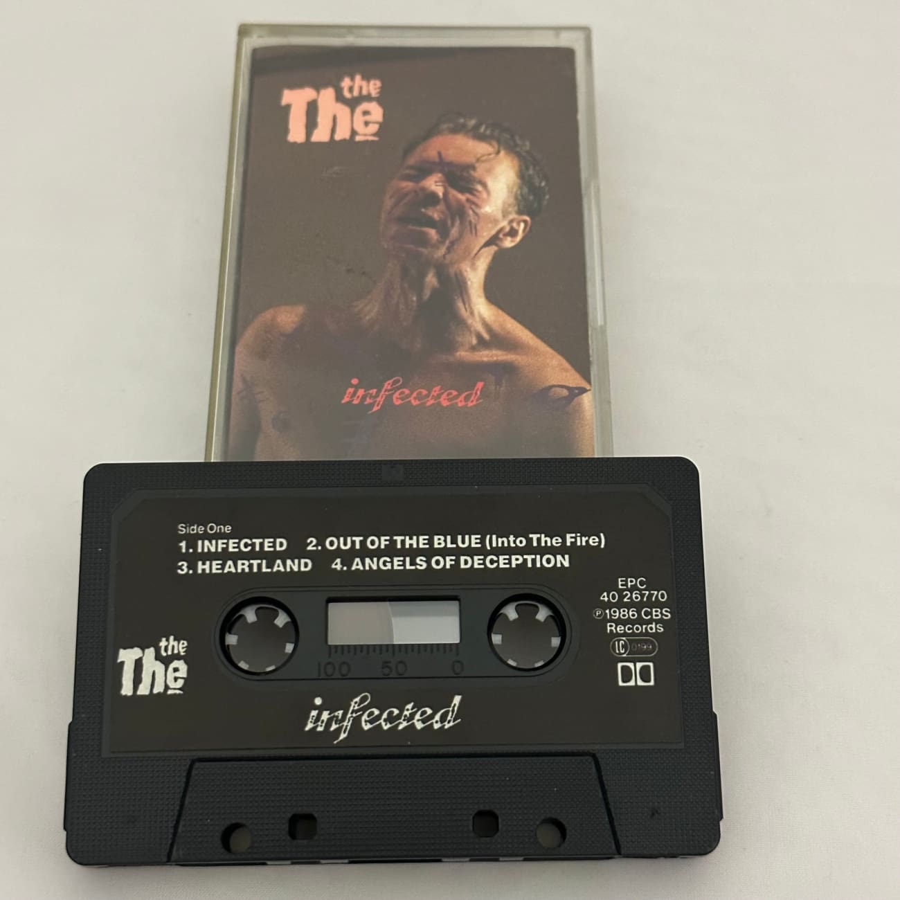 The Infected 1986 Cassette Tape - Import Edition 40-26770 | Vintage Music Collectible for Audiophiles & Retro Music Lovers