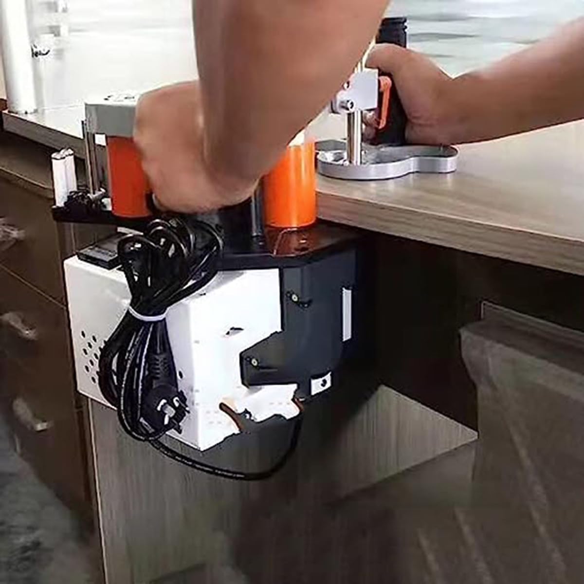 Portable Edge Bander - 1200W Woodworking Machine for PVC Edge Banding | DIY & Professional Use