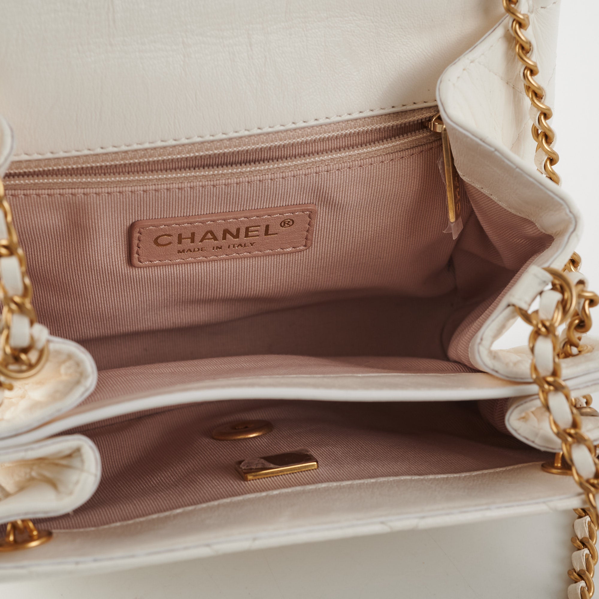 Chanel Classic Flap Bag Lambskin Leather White - Luxury Designer Handbag for Women, Perfect for Parties & Special Occasions