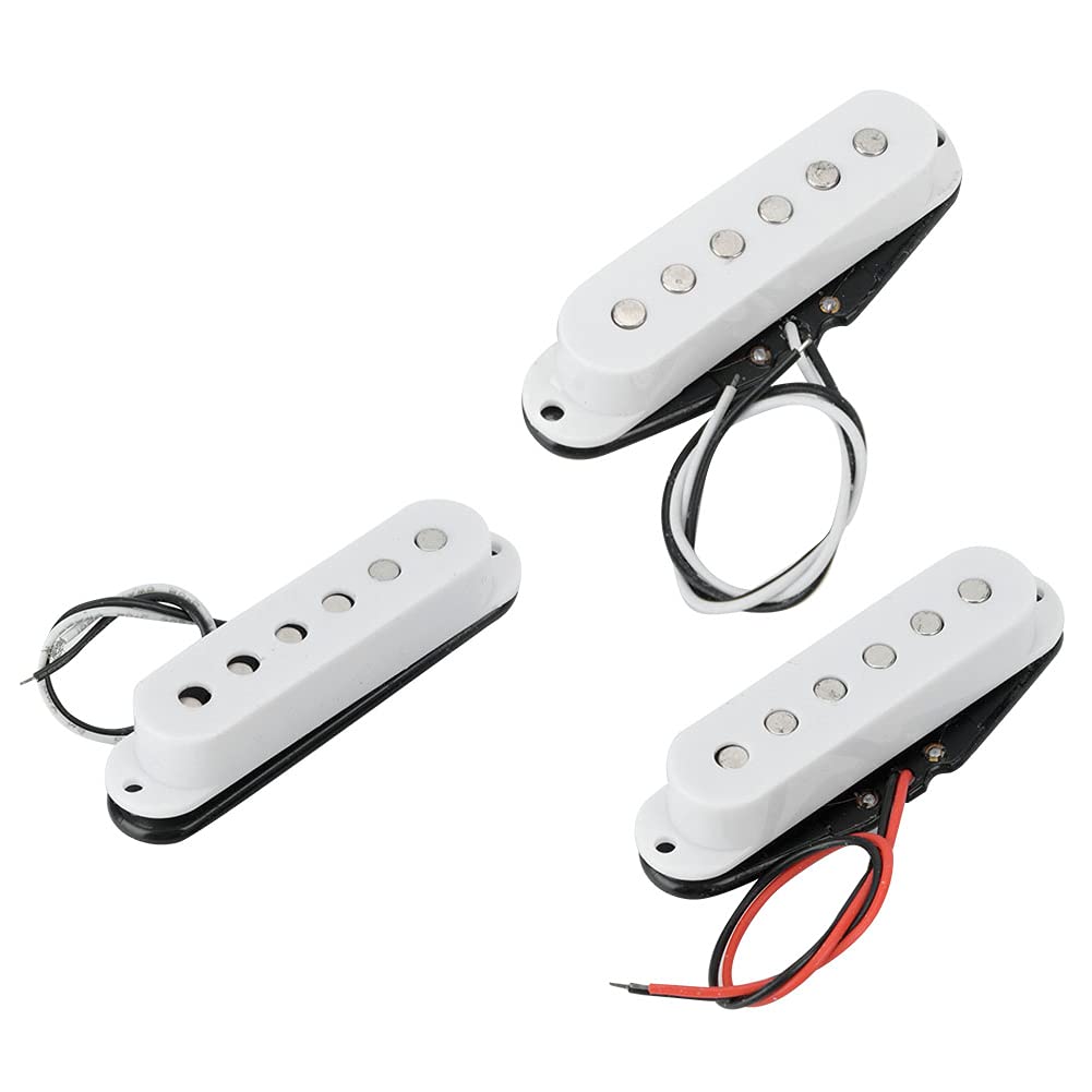 Professional Single Coil Guitar Pickup Set - 3-Piece Neck Pickups for Electric Guitar Players | Perfect for Blues, Rock & Jazz Performances