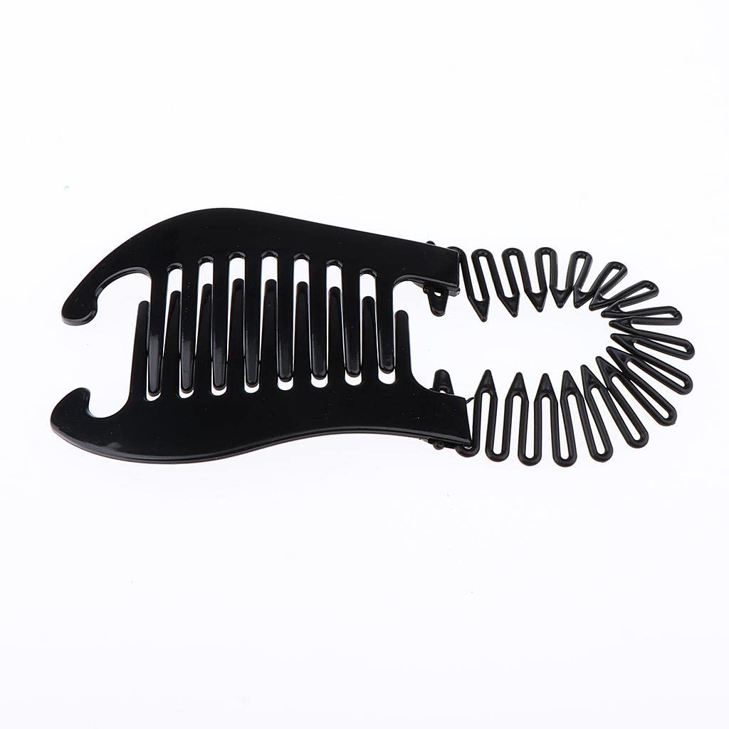 LOSA 3-Piece Hair Styling Clip Set - Bun Donut, Twist & Ponytail Maker Accessories (Black) - Perfect for Updos, Braids & Everyday Hairstyles