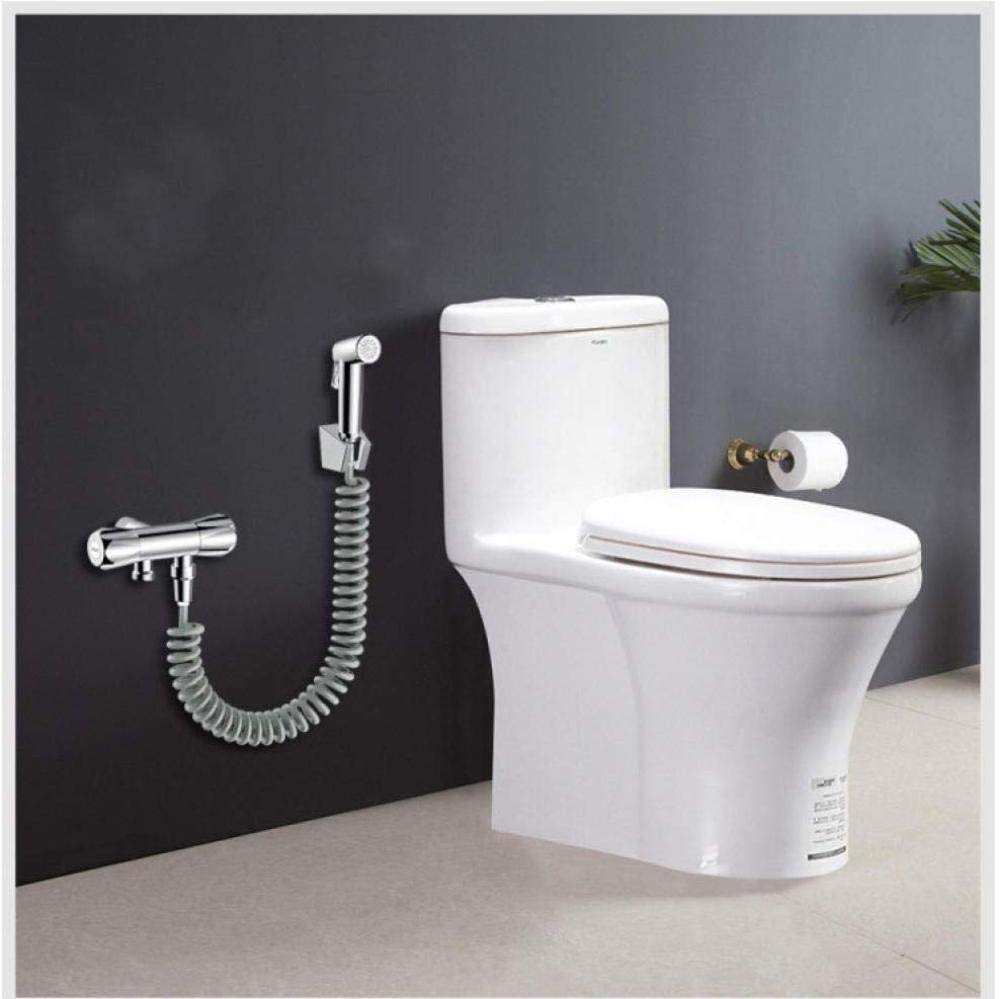 Stainless Steel Handheld Sprayer Kit - Toilet & Diaper Cleaning Spray Gun Set for Bathroom, Faucet & Flushing Washer Booster | Perfect for Baby Care, Pet Cleaning & Household Sanitation
