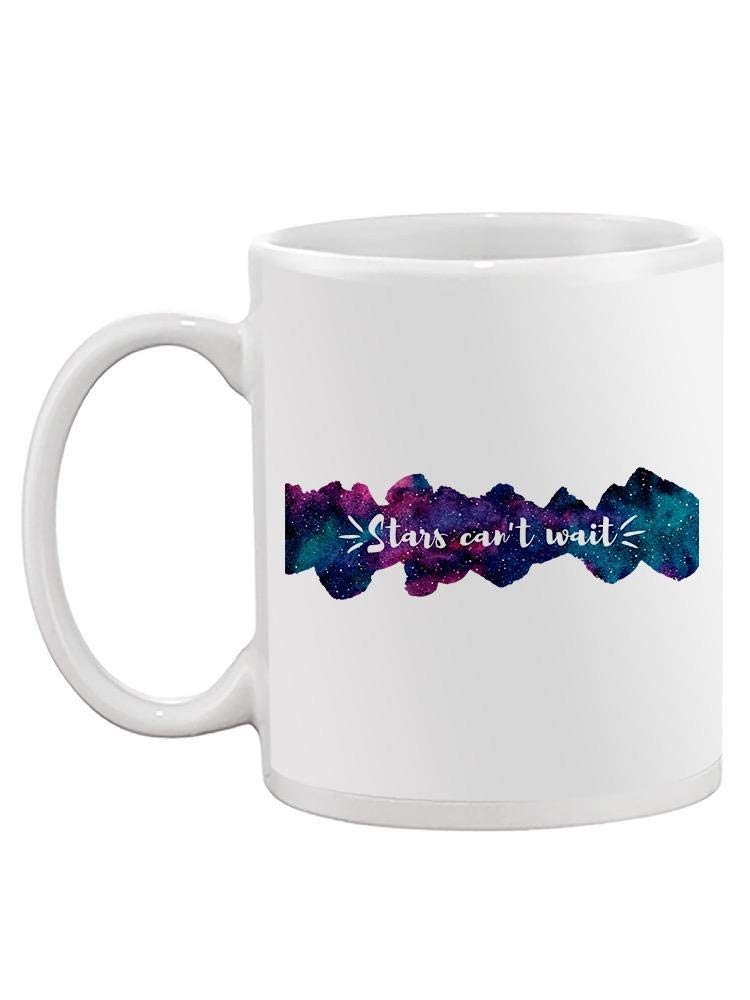 Stars Can't Wait Ceramic Coffee Mug - 11oz Unisex Travel Mug for Hot & Cold Drinks - Perfect for Office, Home, Camping & Gifts