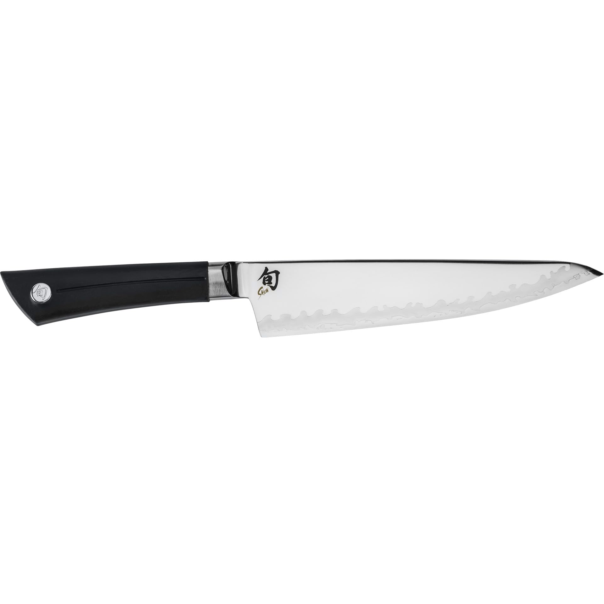 Shun Sora 8 Inch Chef Knife - Premium Japanese Handcrafted Kitchen Knife, NSF Certified Professional Cutlery, VB0706 Black - Perfect for Slicing, Dicing & Chopping Vegetables, Meat & Fish