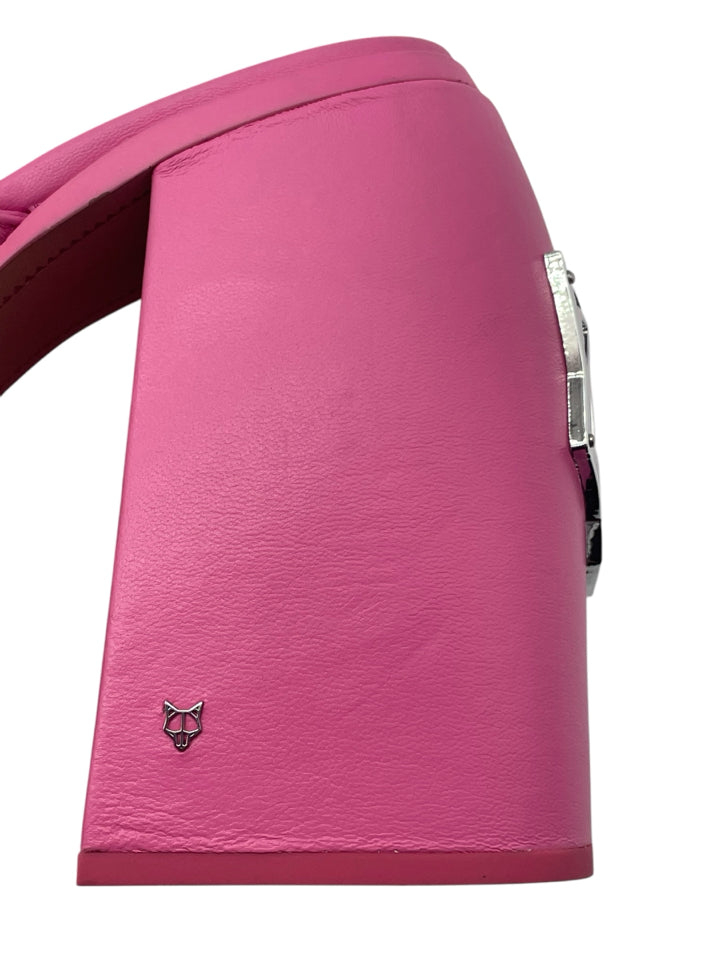 Naked Wolfe Hot Pink Jenna Platform Boots Women's Size 10 | Trendy Chunky Heel Shoes for Women | Perfect for Parties, Night Out & Street Style Fashion