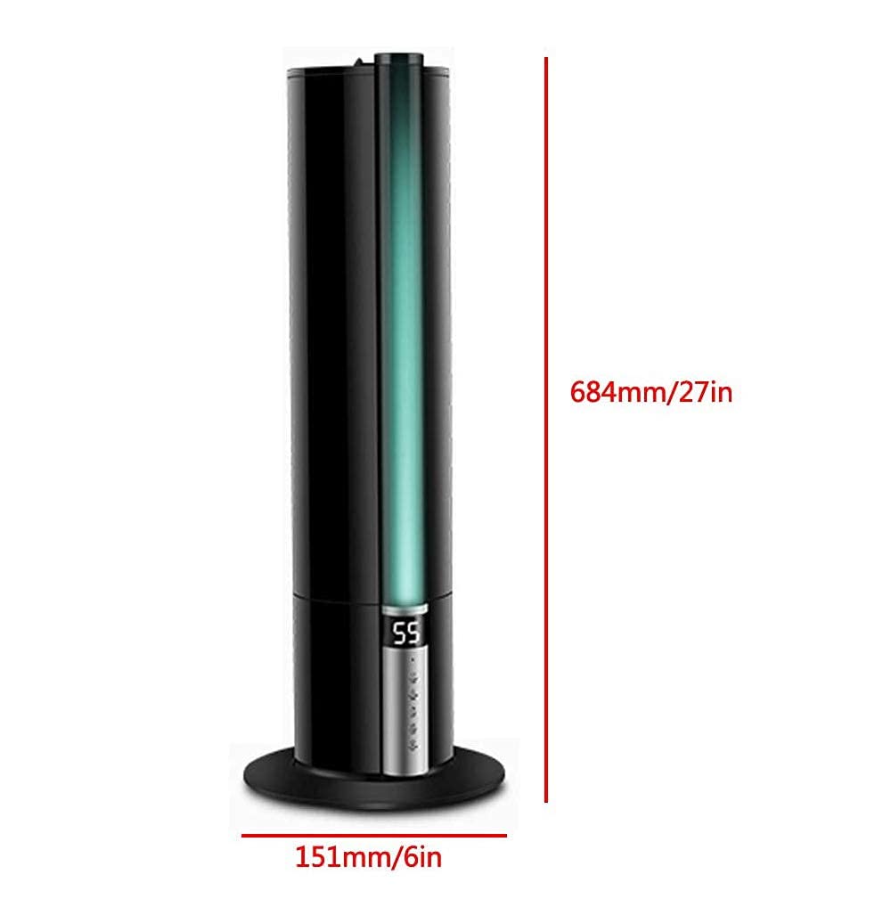 Best Humidifiers for Bedroom - 7.5L Large Room Cool Mist Humidifier with Remote Control, LED Display & Auto Humidity Monitor - Perfect for Dry Air Relief in Home, Office, Nursery & Baby Rooms